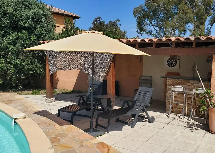 D'hote Kalango Proche De La Plage-piscine Habitación en casa particular Lucciana (Corsica)